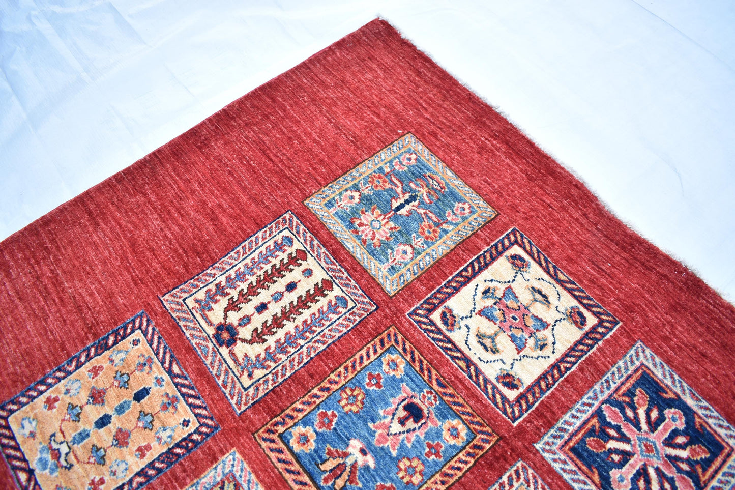 5x7 Top Quality Chobi Hand knotted Afghan Turkmen Rug, Wool Hand woven Rug, Modern Flooring Rug, Decor Rug, Living Room Rug