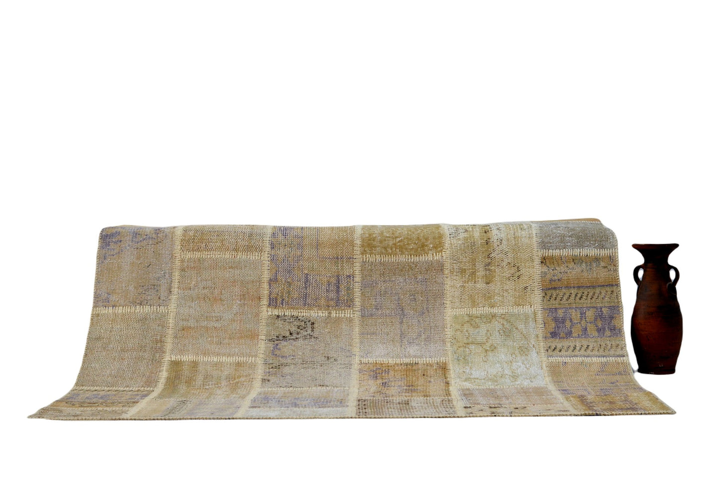 Handcrafted Patchwork Rug – Timeless Turkish Craftsmanship