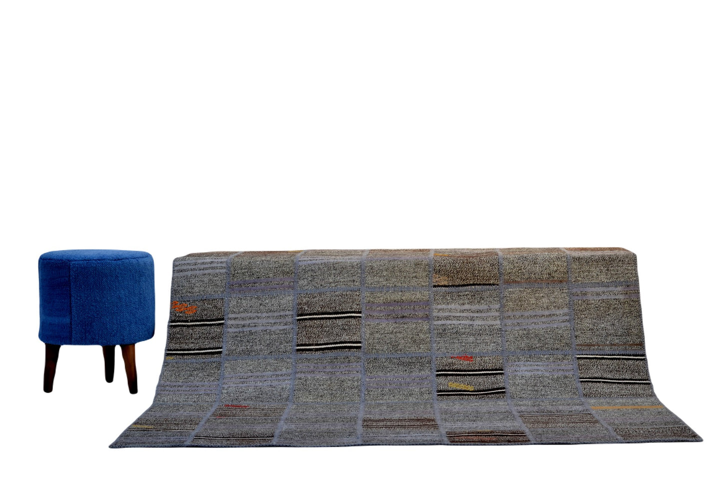 Handcrafted Patchwork Rug – Authentic Turkish Kilim Art