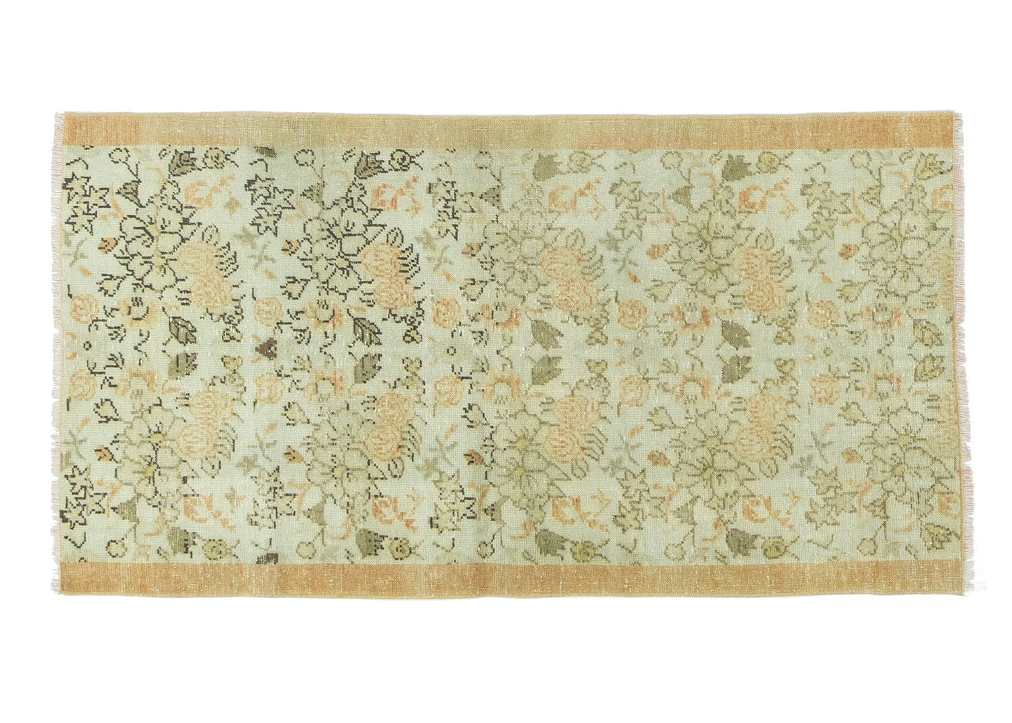 96x180 cm (3.1x5.9 ft) Anatolian Rug – Handwoven Midnight Blue Wool Carpet