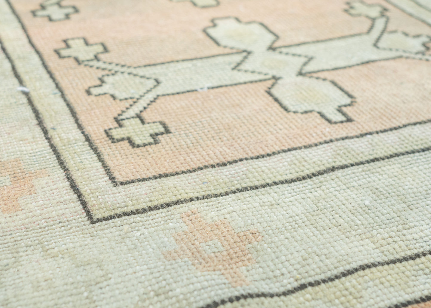60x290 cm (2x9.5 ft) Anatolian Runner Rug – Handwoven Cinnamon Color Wool Carpet
