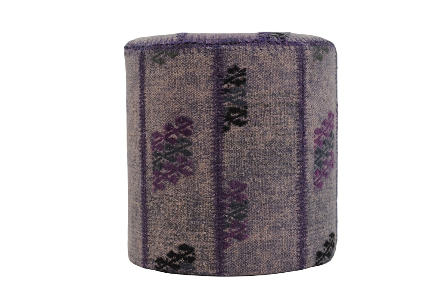 💫 Boho-Chic Pouf – Handcrafted & Versatile 41x41 cm, Decorative Ottoman for Your Home