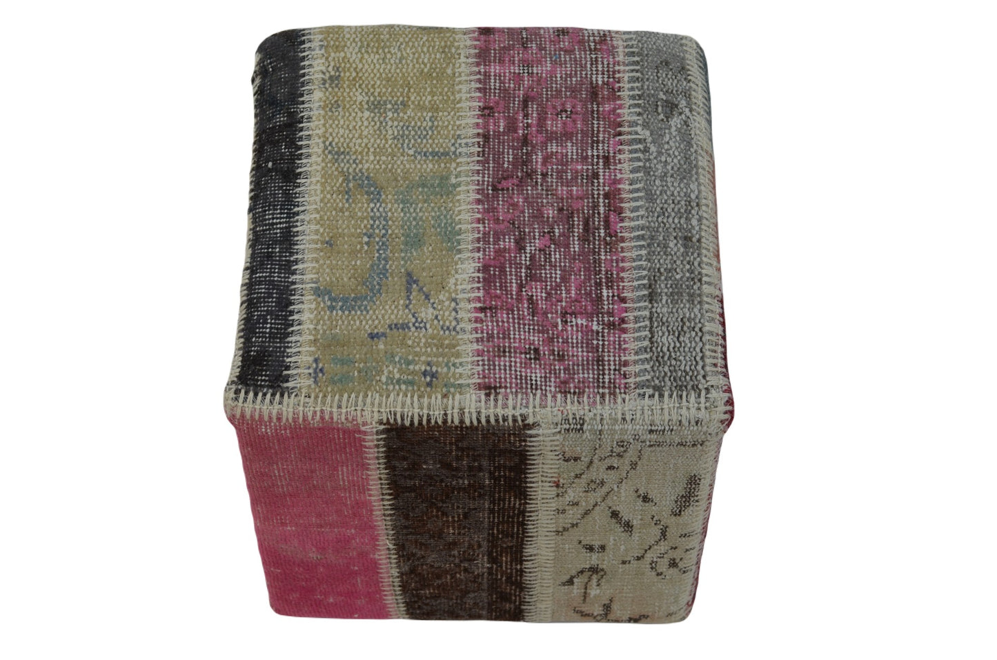 🛋️ Elegant Handwoven Pouf – Perfect for Any Room Measuring 41x41 cm, Cozy and Stylish
