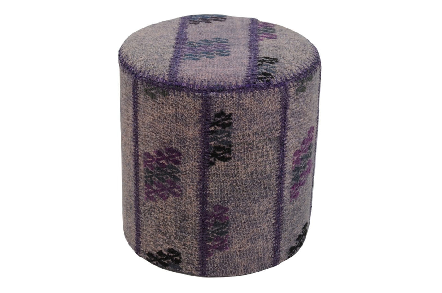 💫 Boho-Chic Pouf – Handcrafted & Versatile 41x41 cm, Decorative Ottoman for Your Home
