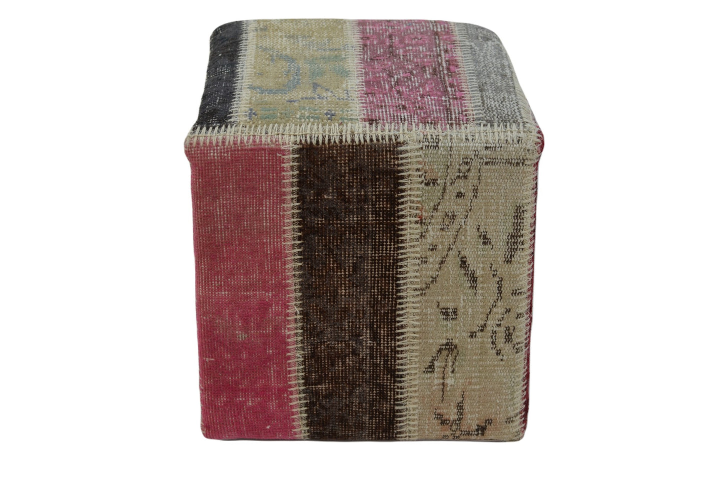 🛋️ Elegant Handwoven Pouf – Perfect for Any Room Measuring 41x41 cm, Cozy and Stylish