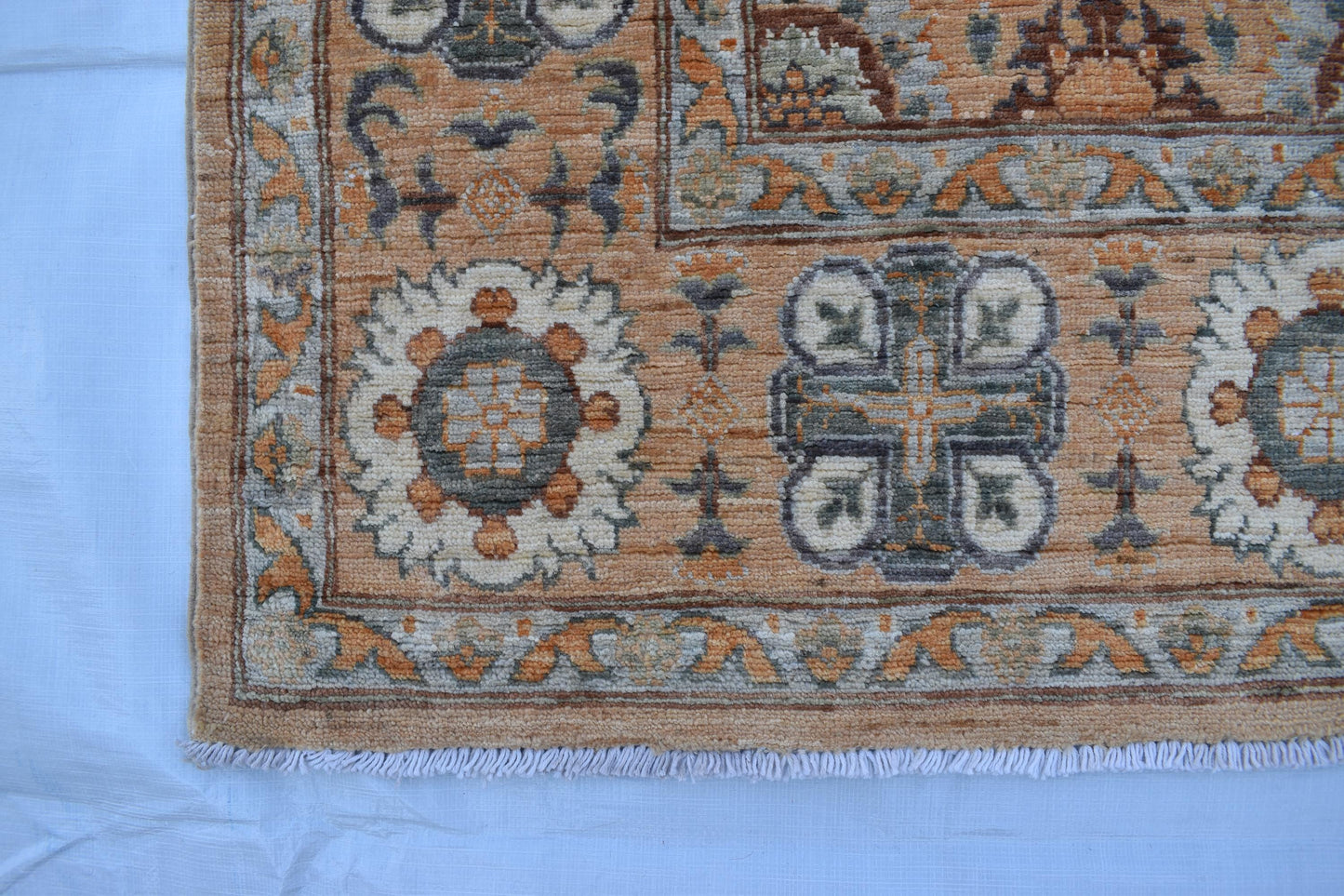 5x7 ZIGLER Rug, Top Quality Hand Woven Wool Afghan Rug, CHOBI Rug, Handmade Turkmen Rug, Modern Wool Rug, Living Room Rug