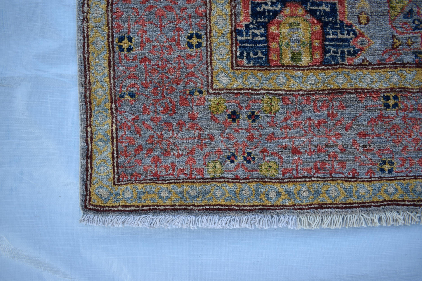 5x7 Mamluk Design Unique Piece- Afghan Oriental Area Rug- Hand Knotted Pure Wool Rug, Best For Living Room, Dinning Room and Bed Room
