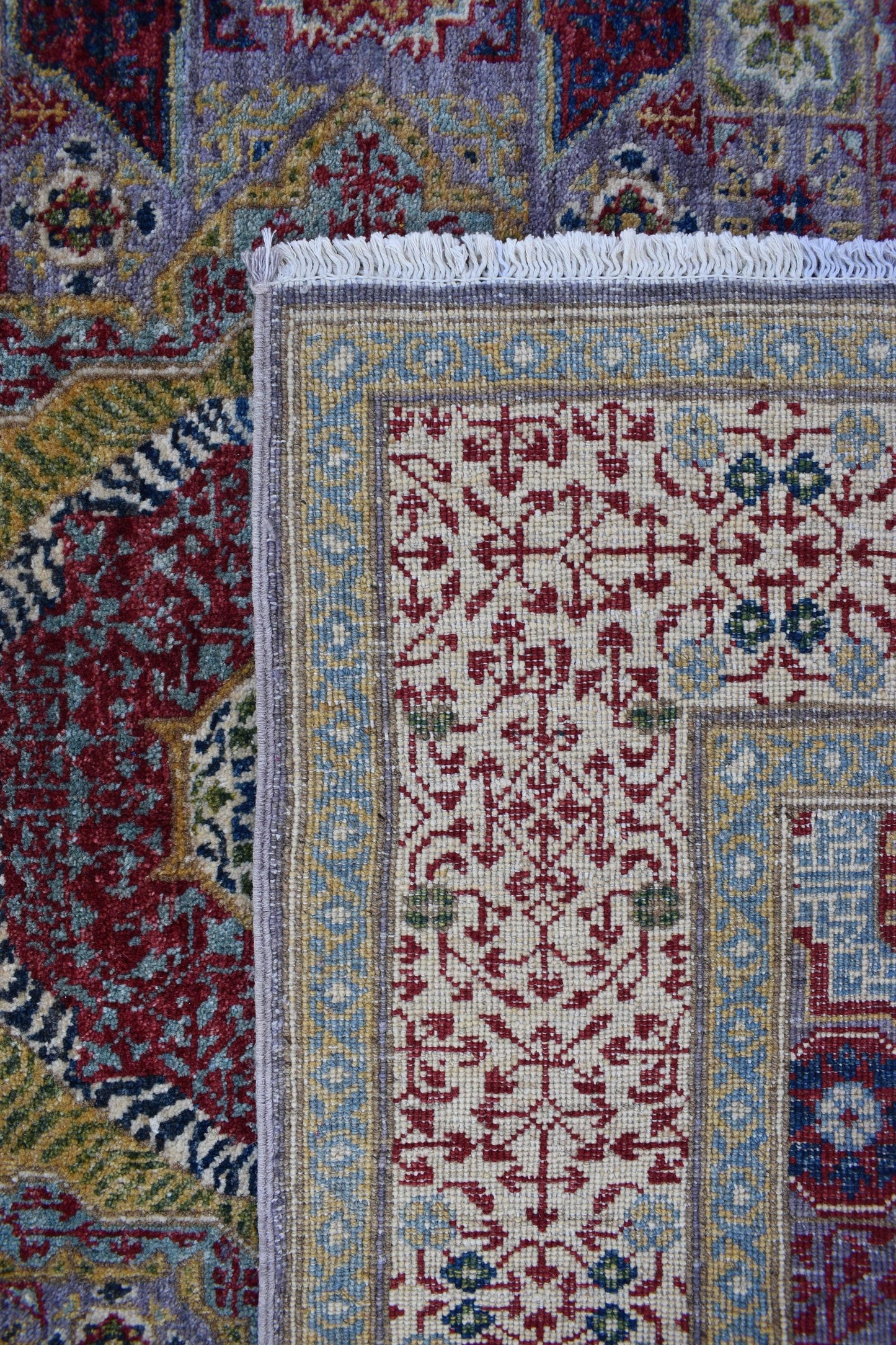 5x7 Fine Mamluk Design Unique Piece- Afghan Oriental Area Rug- Hand Knotted Pure Wool Rug, Best for Living Room, Dining Room and Bed Room