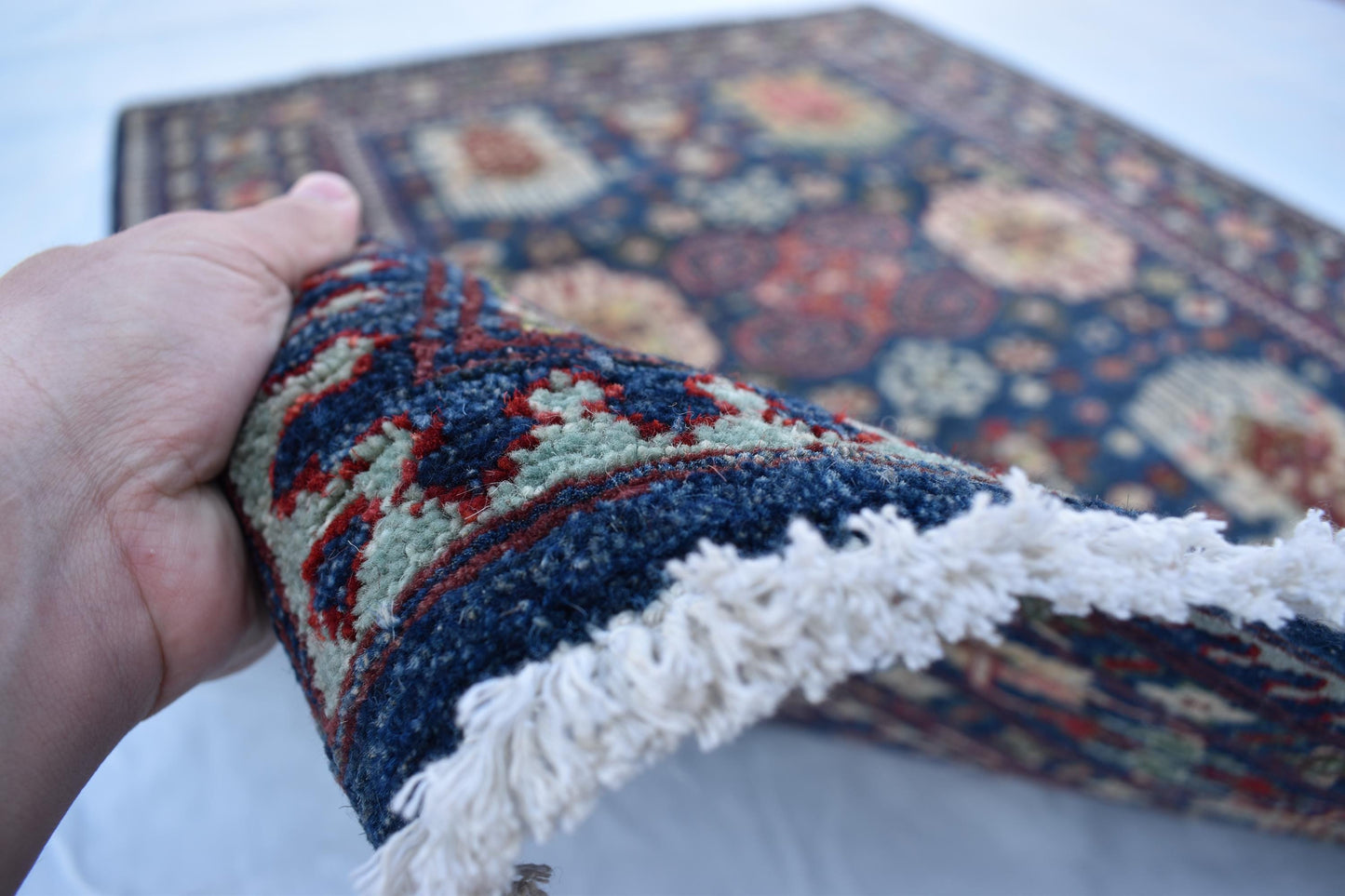 5x7 Top Quality Hand woven Rug, Turkmen Handmade Afghan Wool Rug, Dining Room Rug, Living Room Rug