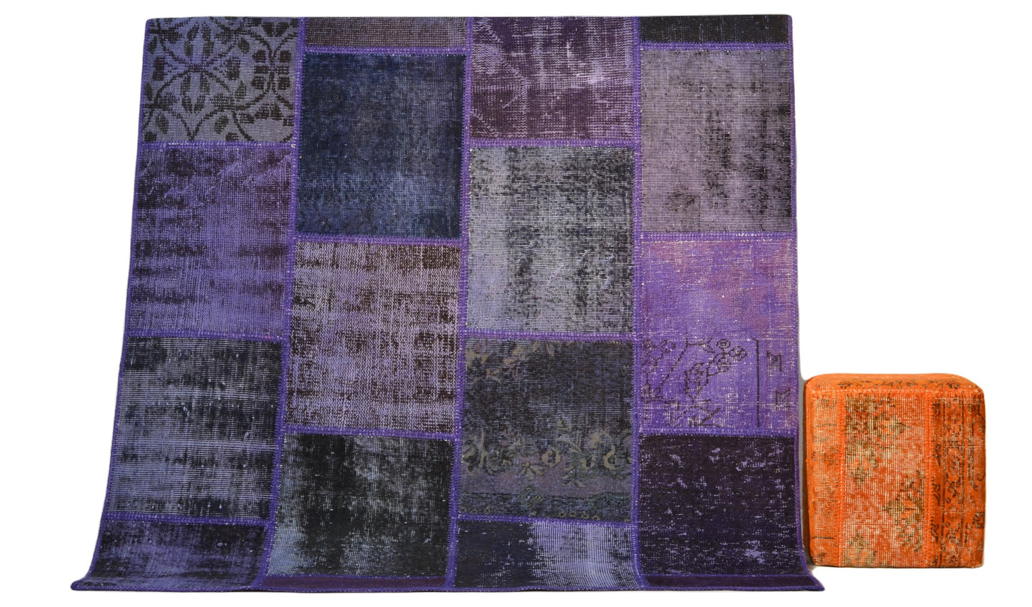 Handcrafted Patchwork Rug – Authentic Turkish Kilim Art
