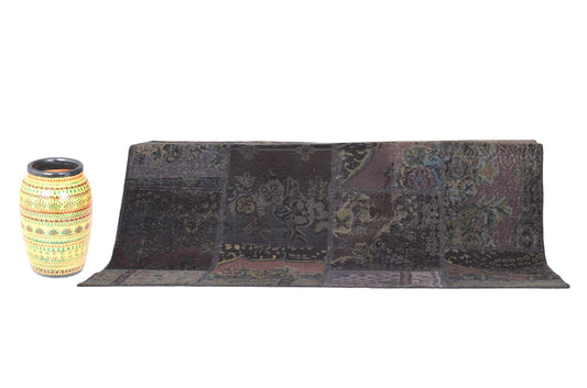 Handmade Patchwork Carpet – Vintage Turkish Rug