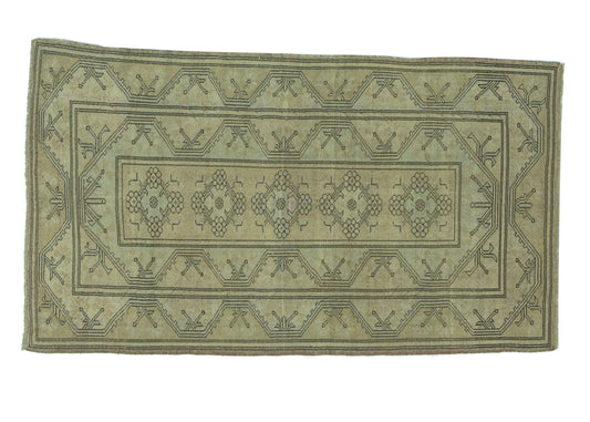 120x208 cm (3.9x6.8 ft) Anatolian Rug – Handwoven Earth Brown Wool Carpet