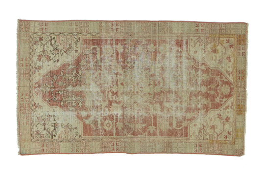 123x210 cm (4x6.9 ft) Anatolian Rug – Handwoven Cinnamon Color Wool Carpet