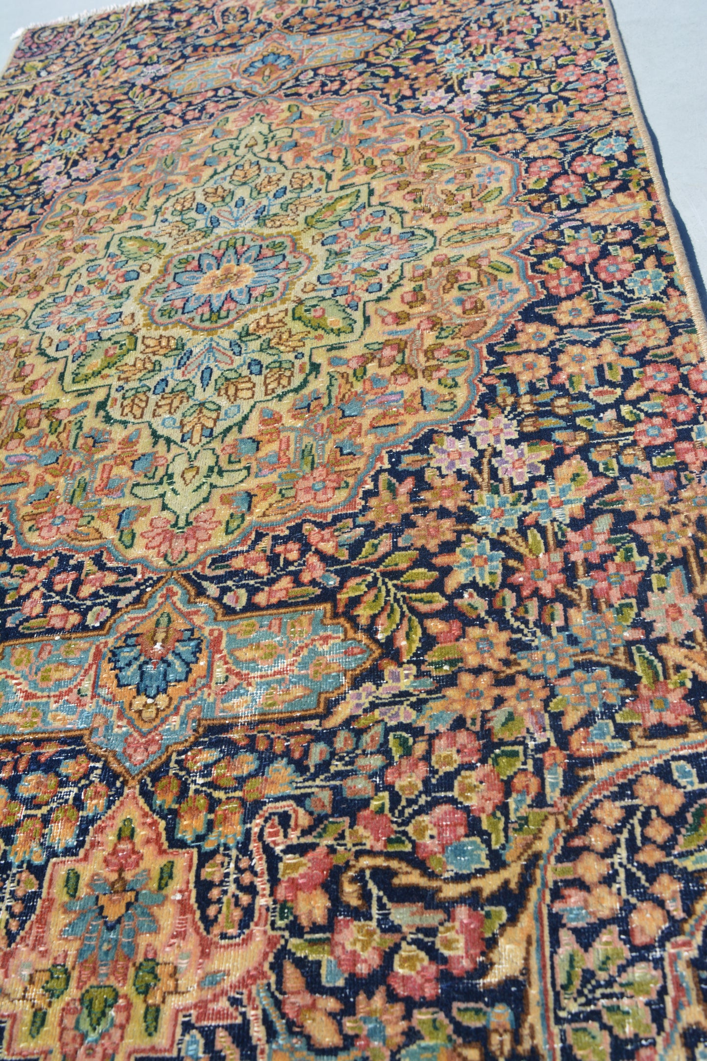 78x140 cm (2.6x4.6 ft) Eastern Rug – Handwoven Dark Coffee Multi-Pattern Wool Carpet