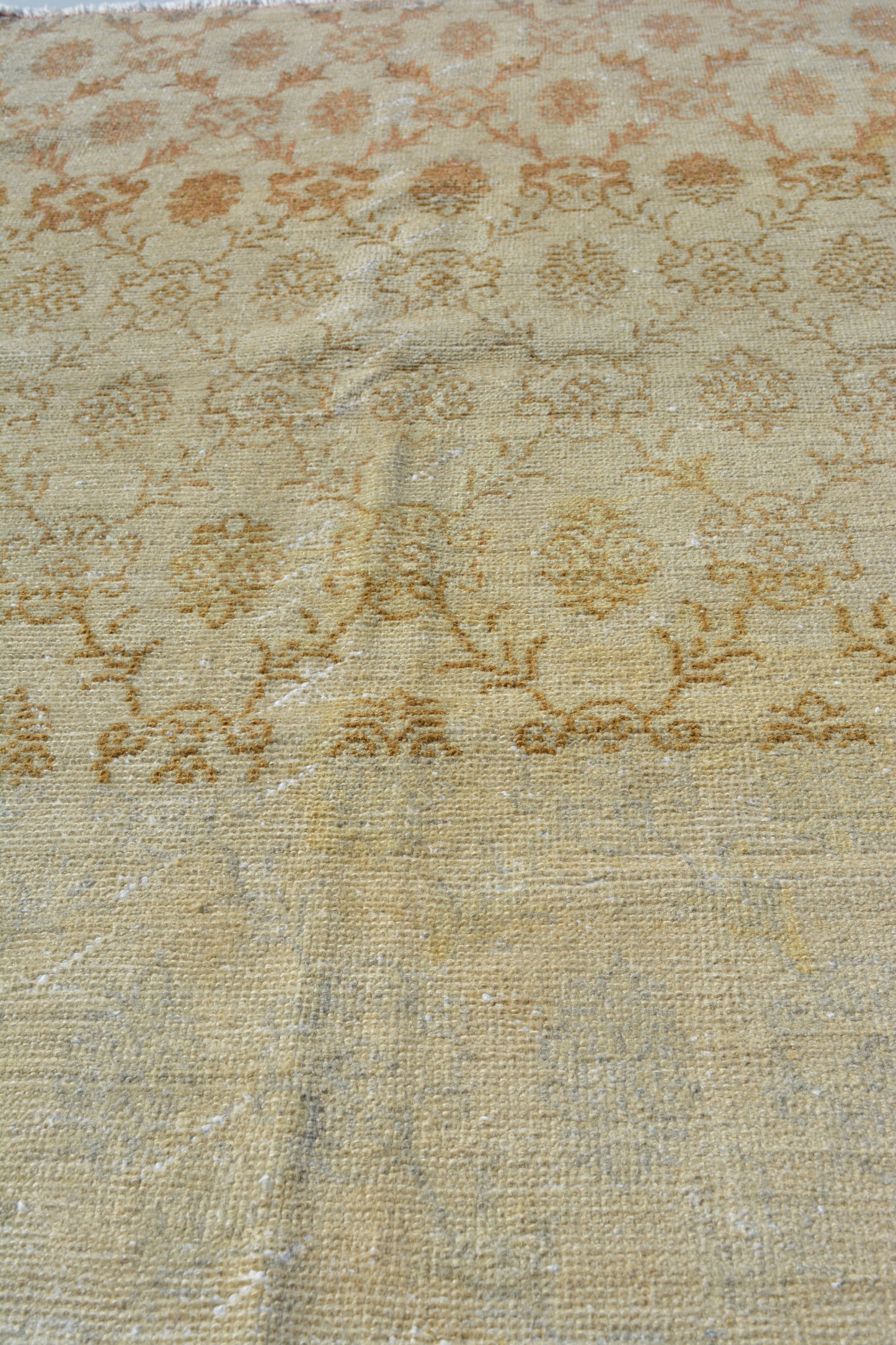 120x176 cm (3.9x5.8 ft) Anatolian Rug – Handwoven Fire Red, Yellow, Beige Wool Carpet