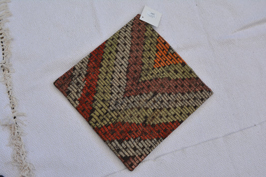 🪄 19.7” x 19.7” Vintage Rug Pillow Cover