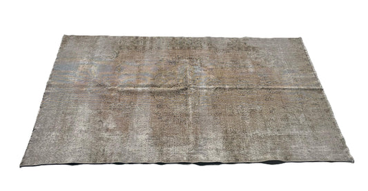 170x302 cm (5.6x9.9 ft) Anatolian Rug – Handwoven Yellow & Beige Wool Carpet