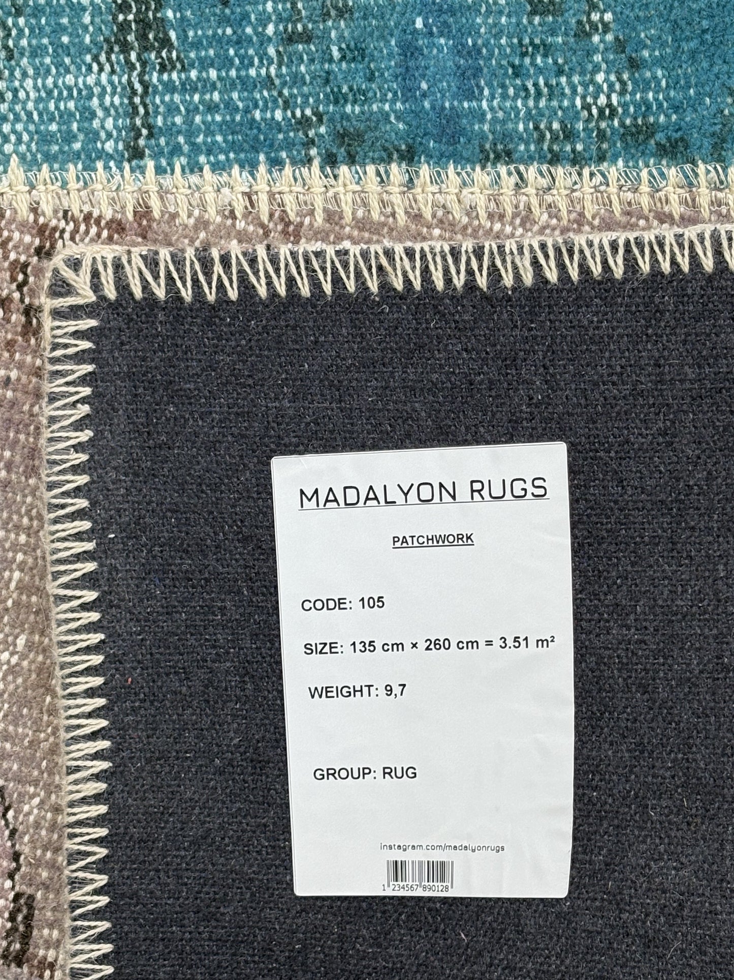 Vintage Handmade Patchwork Carpet – Turkish Kilim Heritage