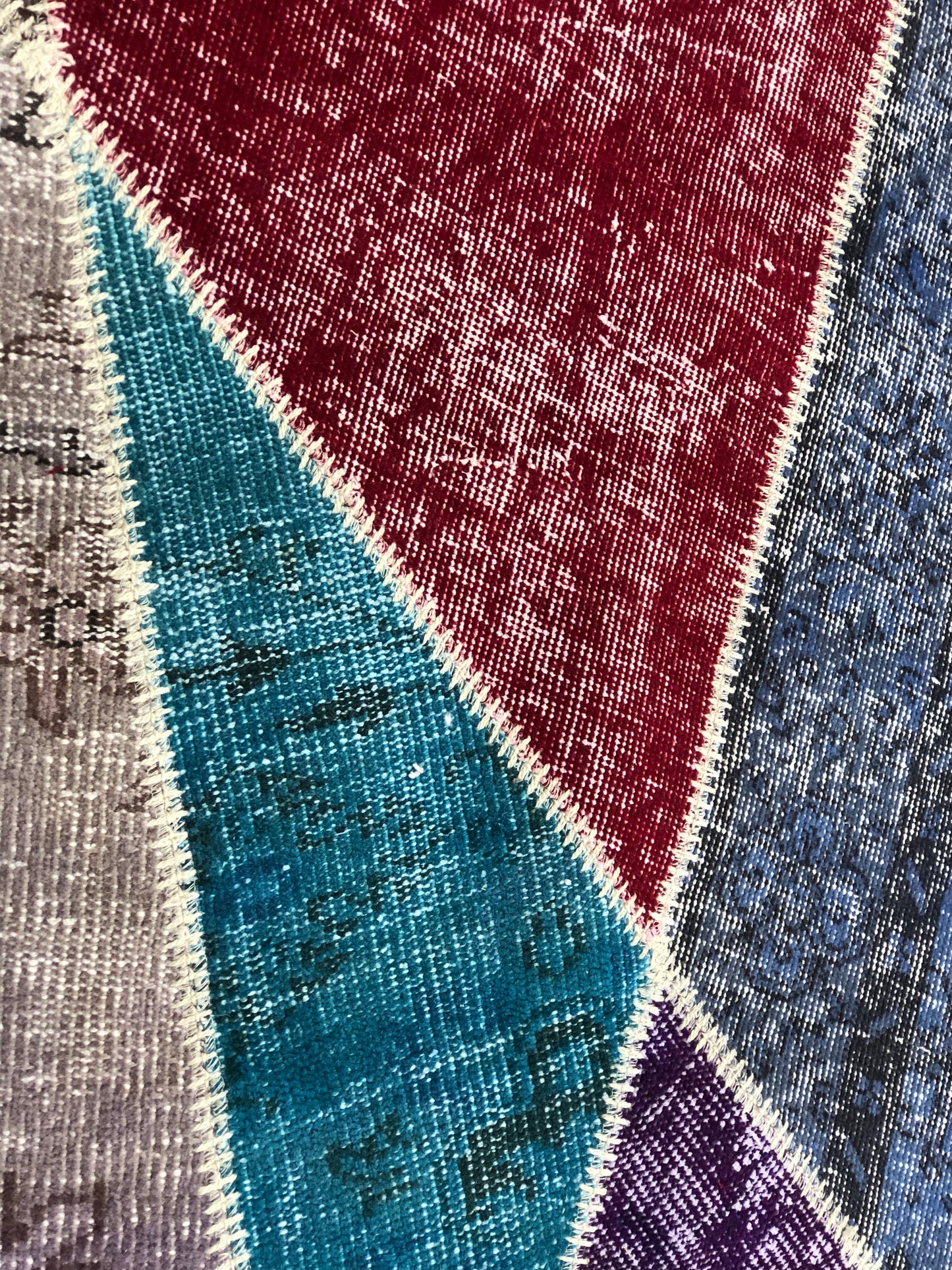 Vintage Handmade Patchwork Carpet – Turkish Kilim Heritage