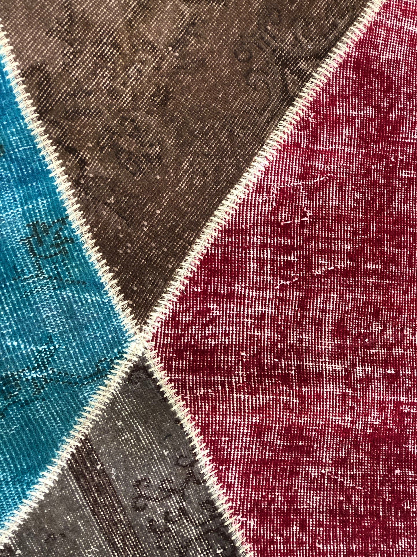 Vintage Handmade Patchwork Carpet – Turkish Kilim Heritage