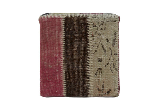 🛋️ Elegant Handwoven Pouf – Perfect for Any Room Measuring 41x41 cm, Cozy and Stylish