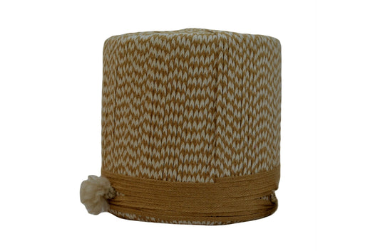 🛋️ Elegant Handwoven Pouf – Perfect for Any Room Measuring 41x41 cm, Cozy and Stylish