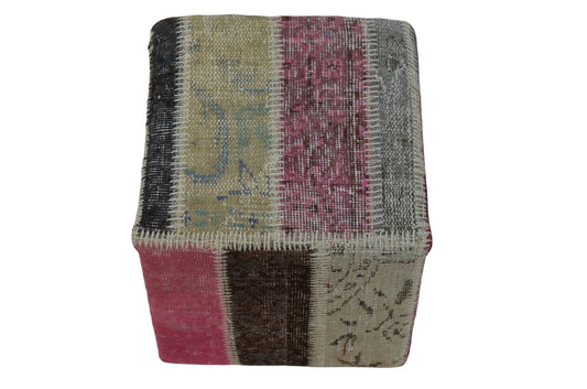 🛋️ Elegant Handwoven Pouf – Perfect for Any Room Measuring 41x41 cm, Cozy and Stylish