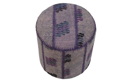💫 Boho-Chic Pouf – Handcrafted &amp; Versatile 41x41 cm, Decorative Ottoman for Your Home