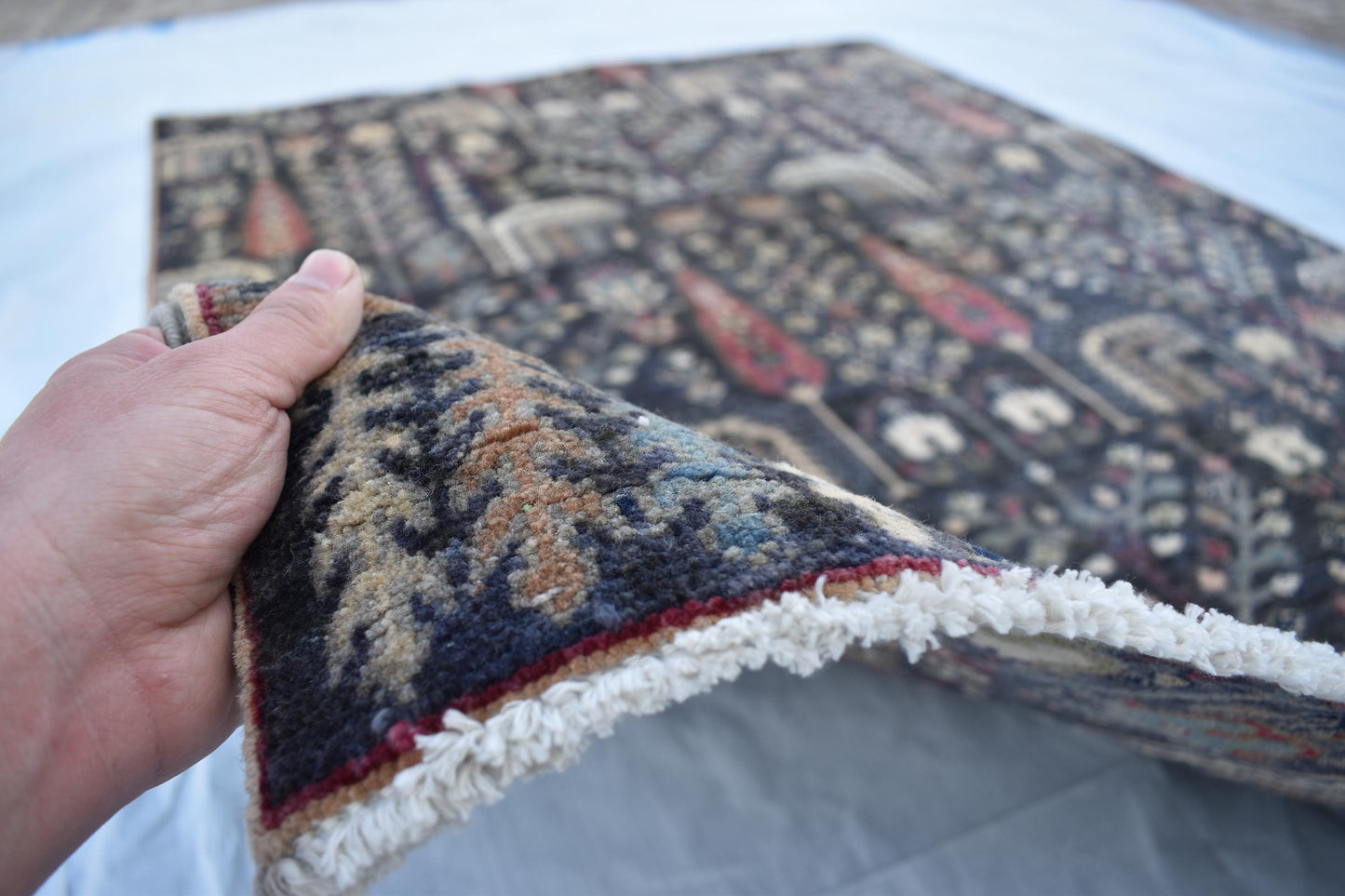 5x7 Unique Design Hand Knotted Wool Rug – Wool Rug – Handmade Soft wool Rug - Hand Knotted Modern Décor Rug - Living Room Rug – Bedroom Rug