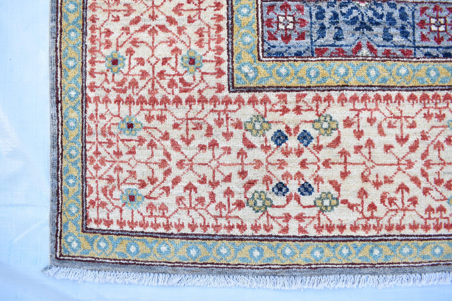 7x10 Mamluk Design Handmade Unique Wool Rug, Pure Wool Rug, Décor Rug, Soft Rug Best For Living Room, Dinning Room