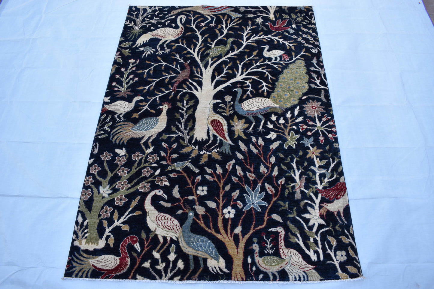 5x7 Unique Top Quality Hand Woven Rug, Wool Rug, Handmade Turkmen Rug, Dinning Room/ Living Room Rug