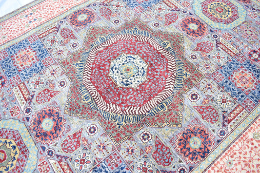 7x10 Mamluk Design Handmade Unique Wool Rug, Pure Wool Rug, Décor Rug, Soft Rug Best For Living Room, Dinning Room