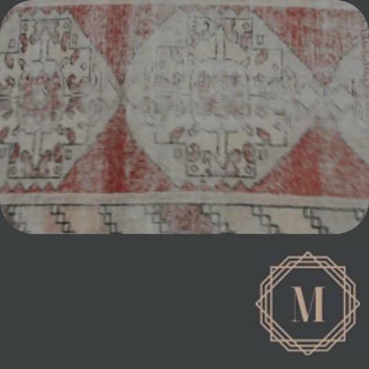 82x138 cm (2.7x4.5 ft) Anatolian Rug – Handwoven Cinnamon Color Wool Carpet